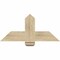 Ekena Millwork Eugene Rough Sawn Timber Gable Bracket, Douglas Fir, 36"W x 16"H x 4"D x 6"F, 11/12 Pitch GBW036X16X0406EUG00RDF - alternate 1
